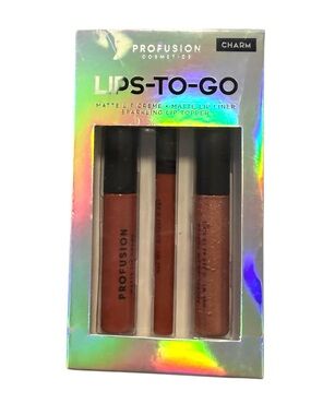 Profusion Cosmetics LIPS-TO-GO‎ Trio in Charm - Brown and Copper